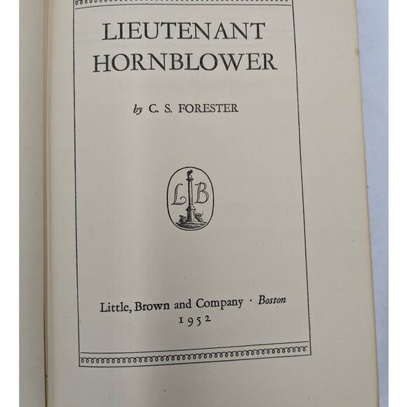Lieutenant Hornblower C.S. Forester Sea Adventure Fiction Vintage Hardcover 1952 - Picture 2 of 16